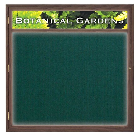 United Visual Products Open Faced Traditional Rounded Corkboard UV640ARC-GOLD-RUBBER